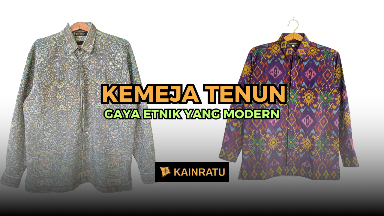 kemeja tenun