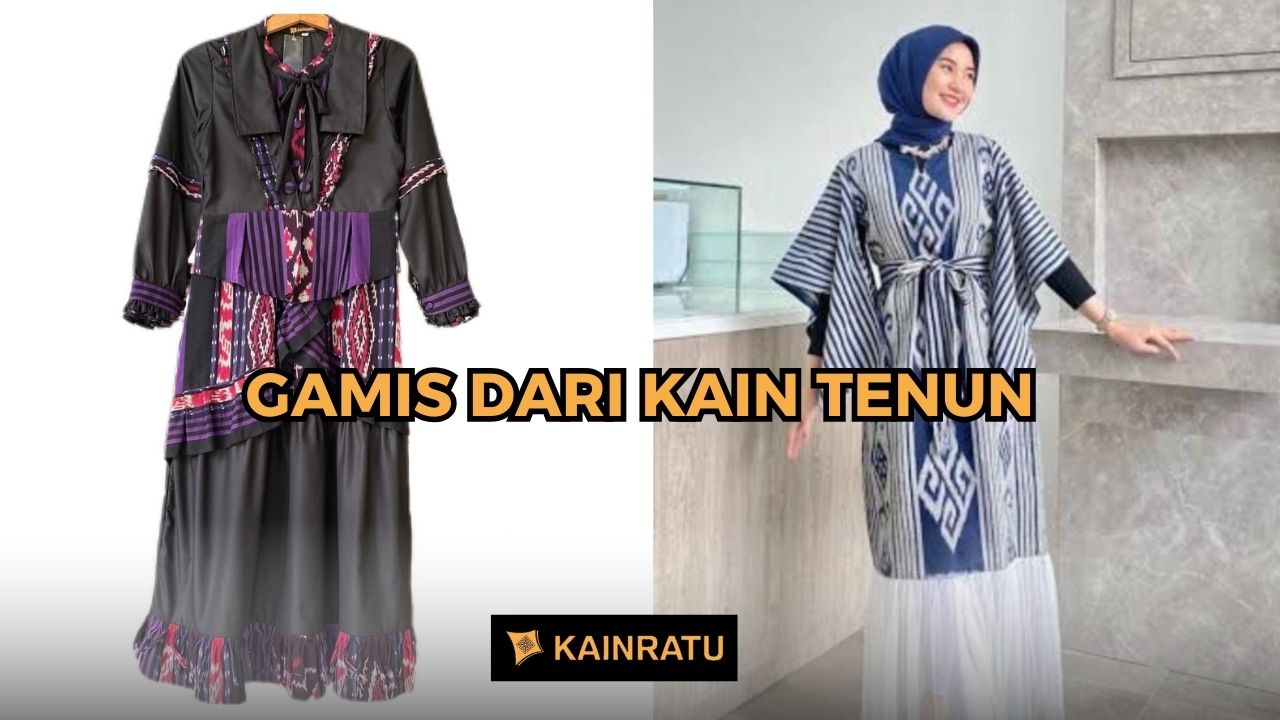 gamis-dari-kain-tenun