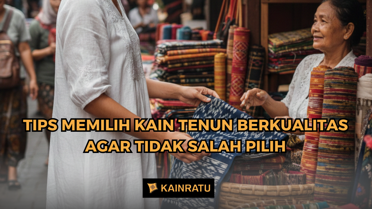 tips memilih kain tenun