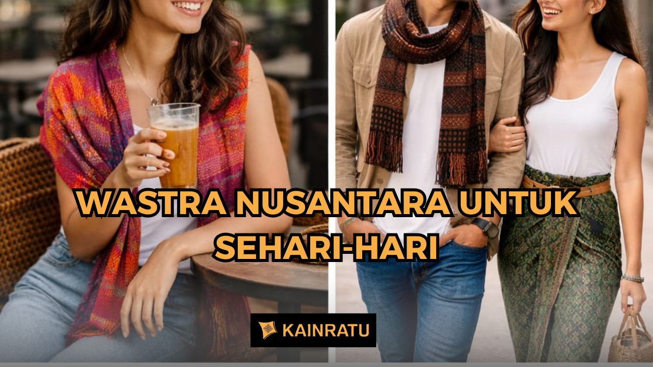 wastra nusantara dalam kehidupan sehari-hari