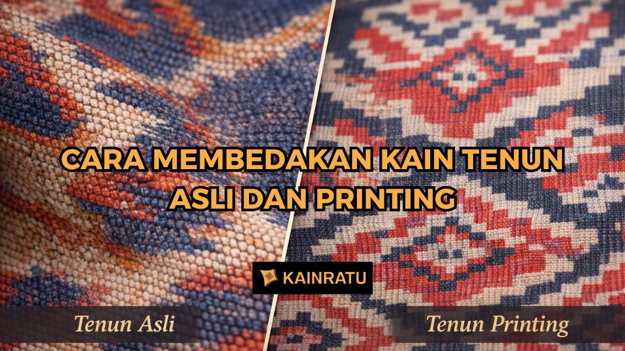 Cara Membedakan Kain Tenun Asli dan Tenun Printing