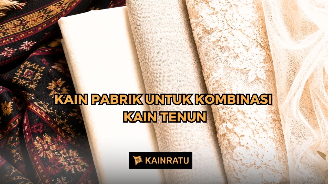 Kain Pabrik Untuk Kombinasi Kain Tenun Yang Cocok