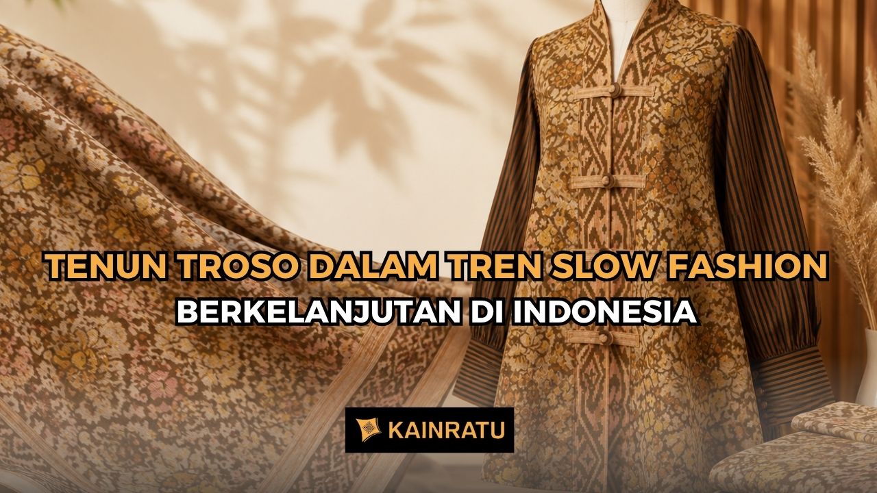 tenun dalam tren slow fashion