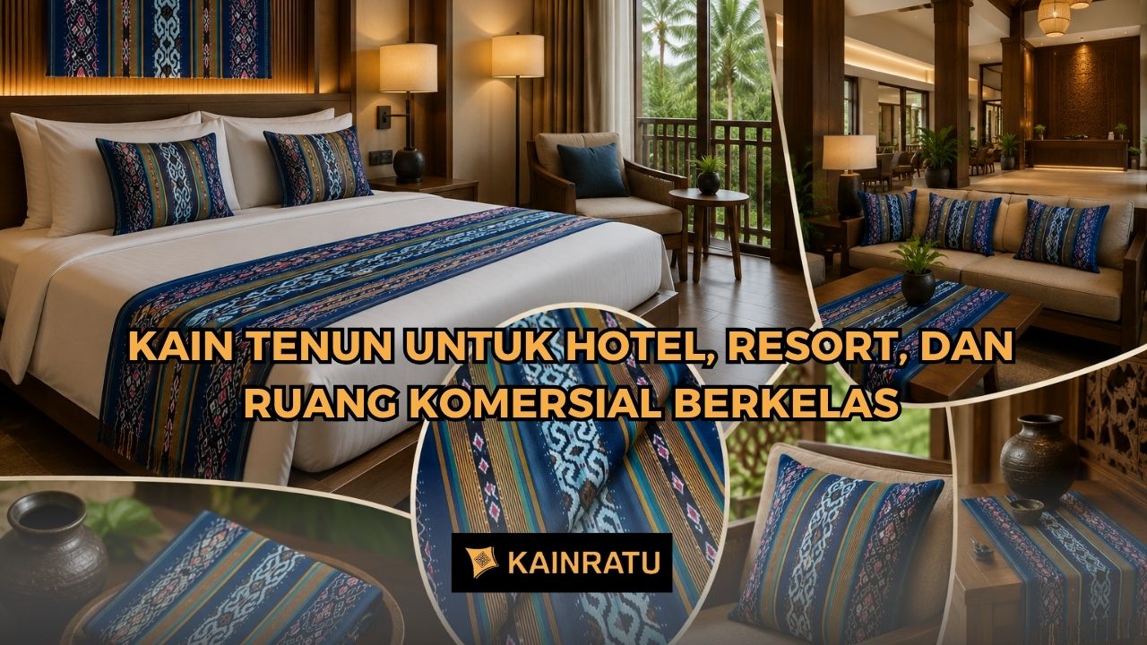 Kain Tenun untuk Hotel, Resort, dan Ruang Komersial Berkelas