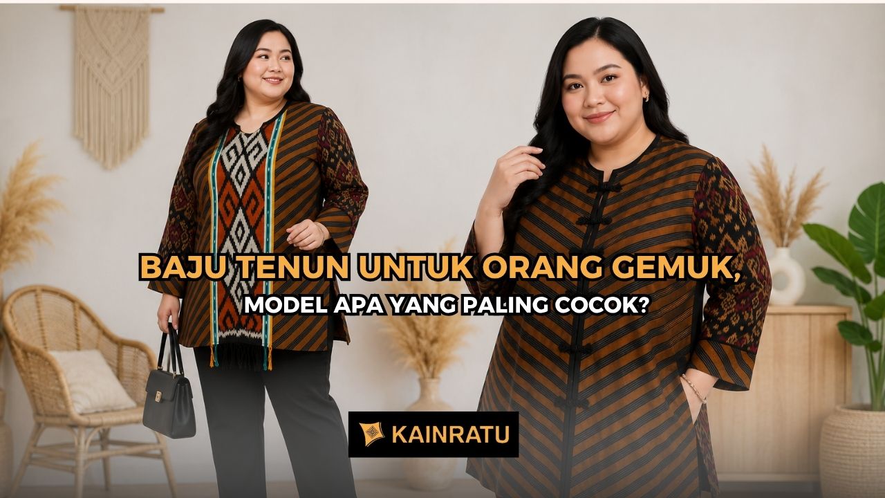 Baju Tenun Untuk Orang Gemuk, Model Apa yang Paling Cocok ?