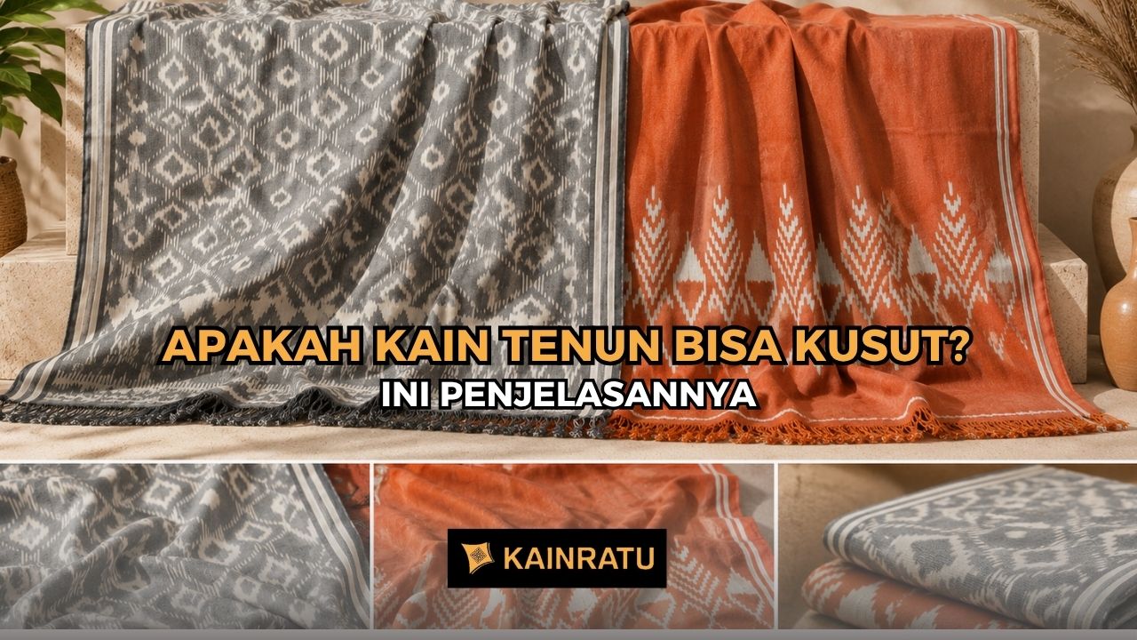 apakah kain tenun bisa kusut