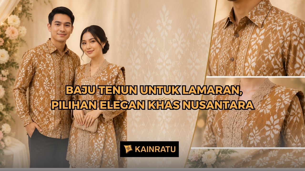 Baju Tenun untuk Lamaran, Pilihan Elegan Khas Nusantara