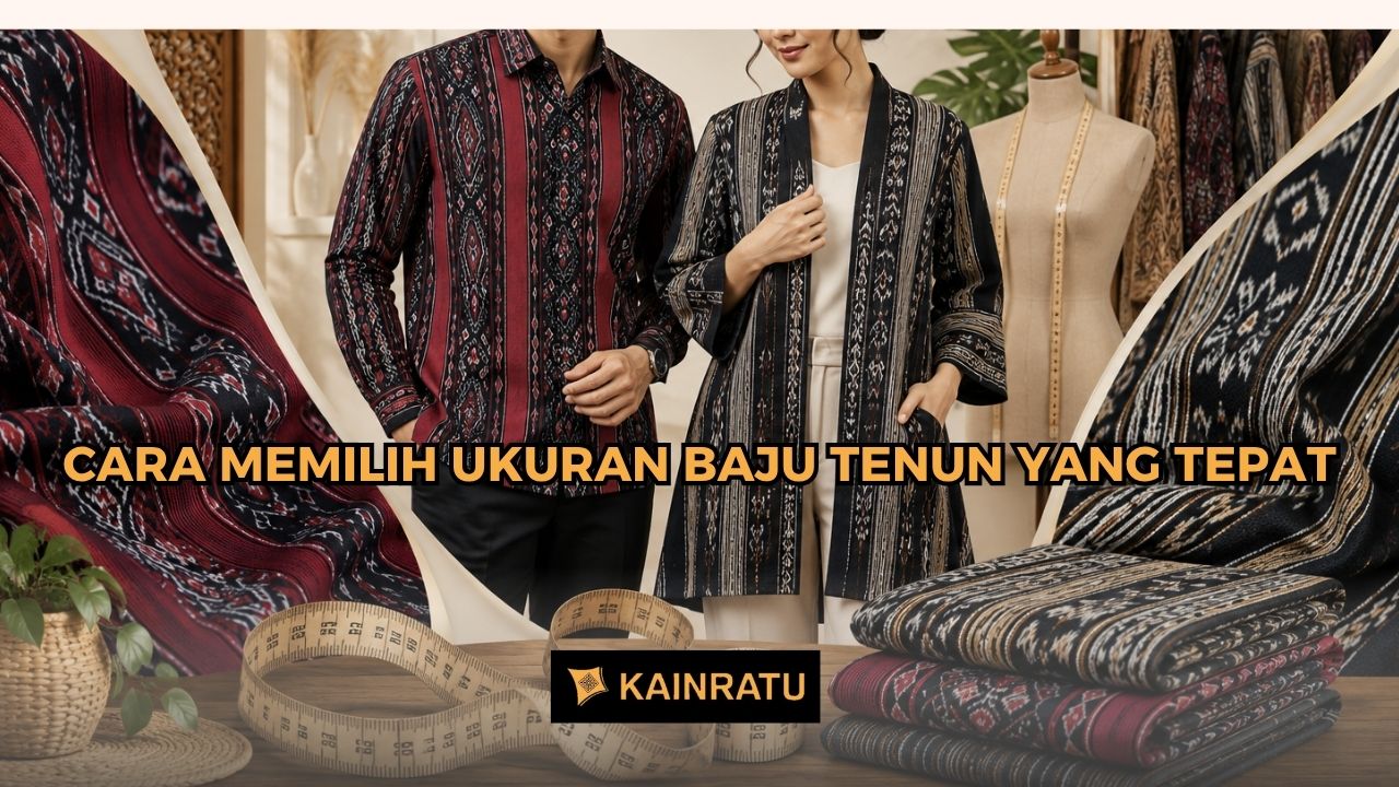 Cara Memilih Ukuran Baju Tenun yang Tepat