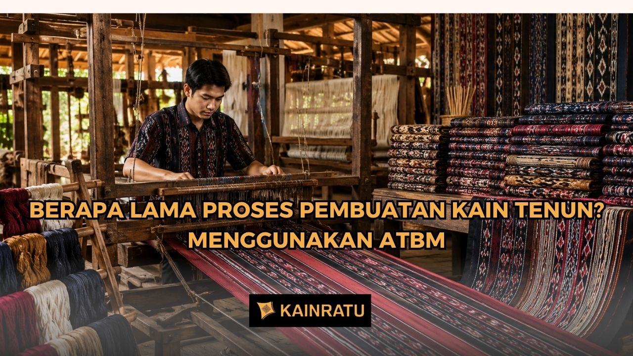 Berapa Lama Proses Pembuatan Kain Tenun?