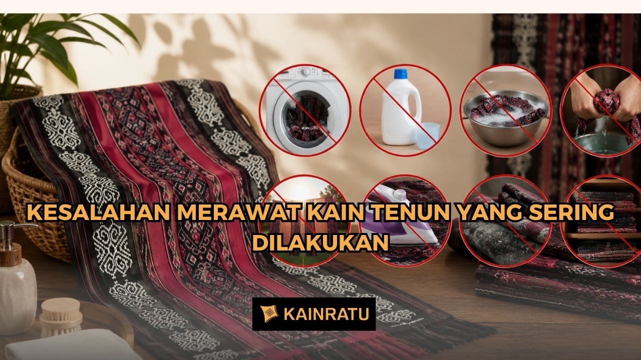 Kesalahan Merawat Kain Tenun yang Sering Dilakukan