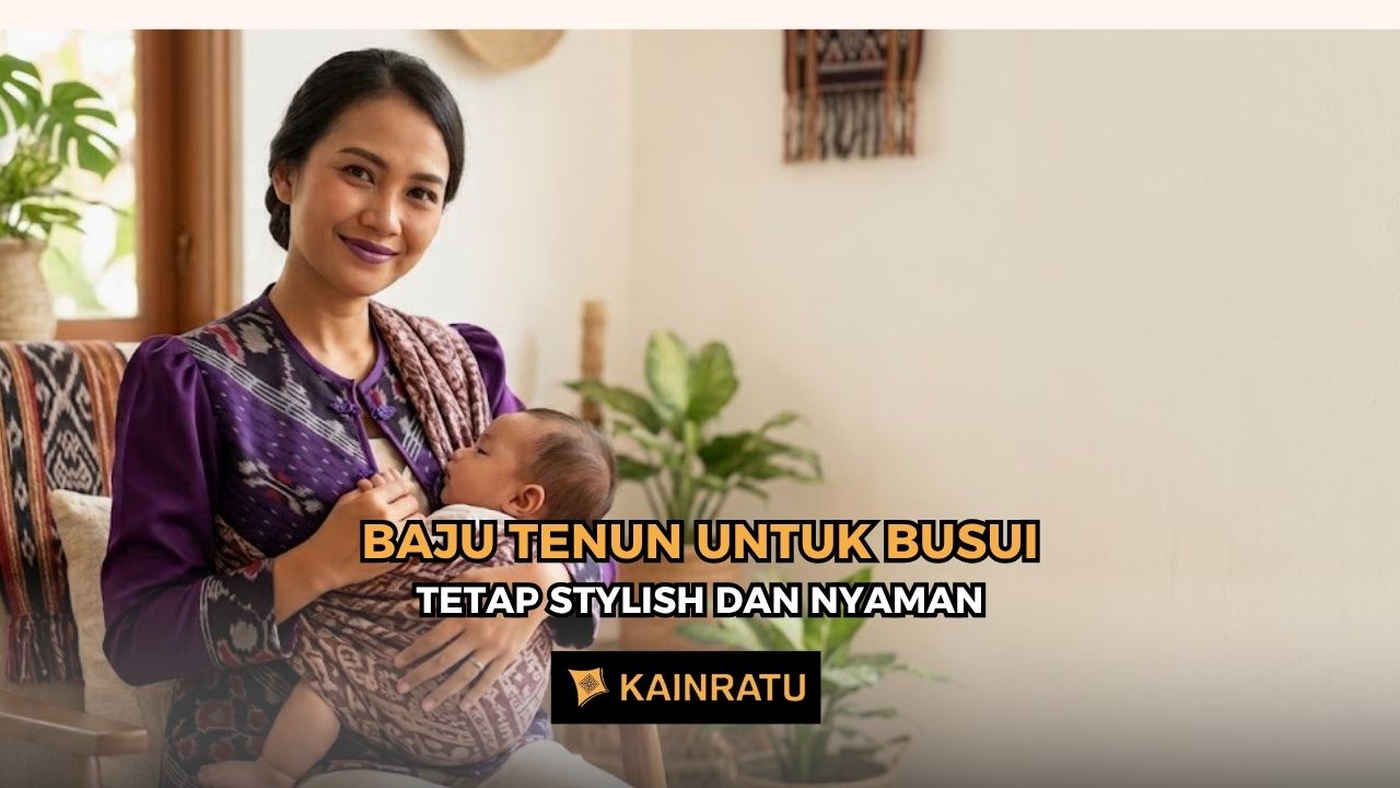 baju tenun untuk busui